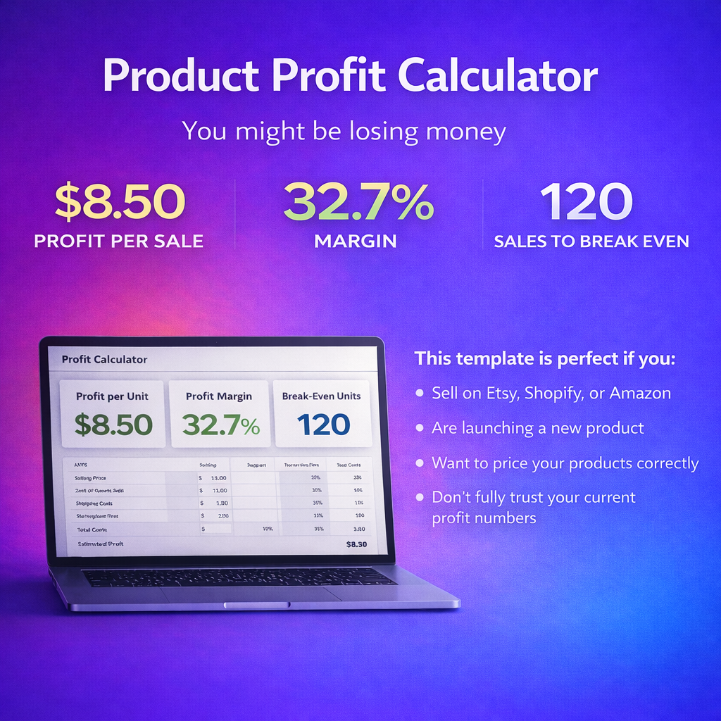 Product Profit Calculator